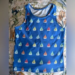 Primary - Blueberry Rainbow Boats Kids Swim Tank In Set Sail